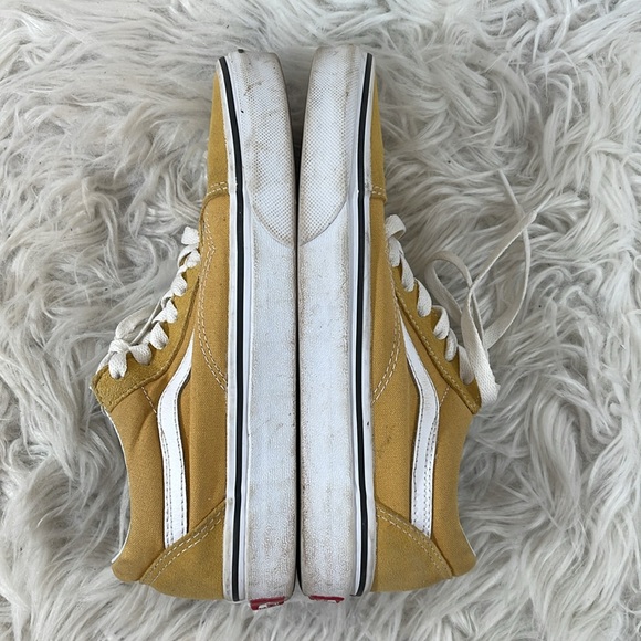 VANS Old Skool Classic Sneakers Mustard Yellow Size 5M - 6.5W - Picture 9 of 11